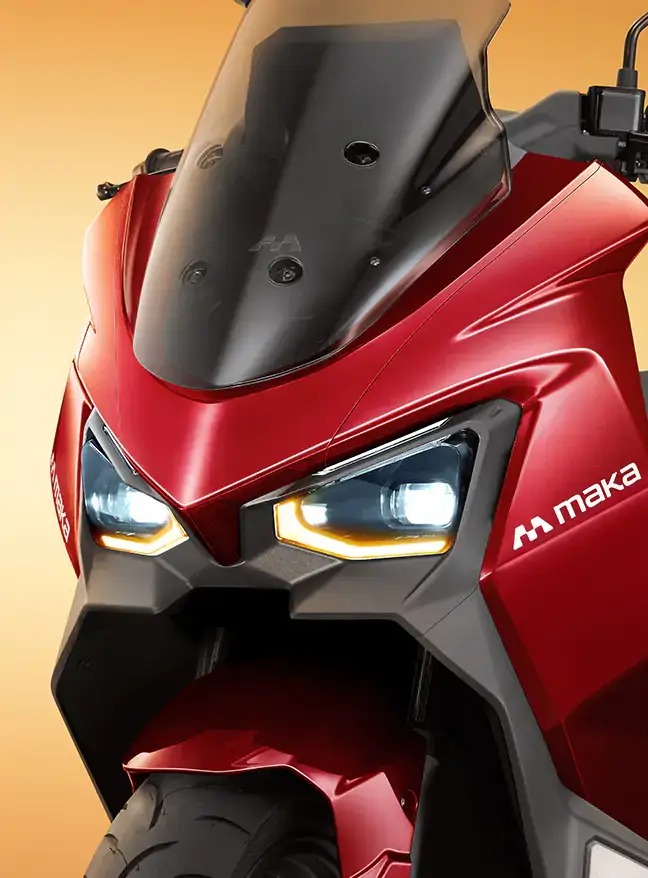 Lampu depan motor Maka Cavalry