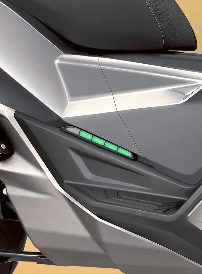 Lampu indikator baterai motor listrik