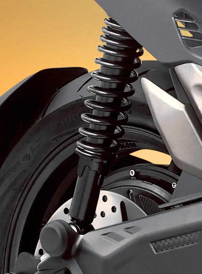 Shockbreaker motor listrik Maka Cavalry