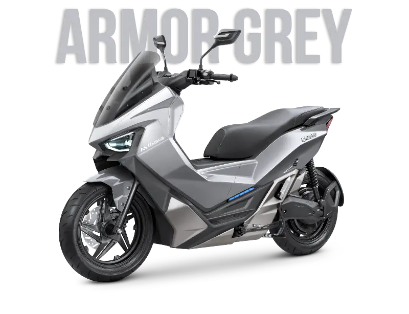 Motor listrik Maka Cavalry abu-abu